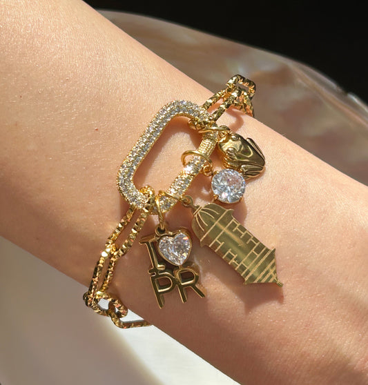 Puerto Rico Charm Bracelet