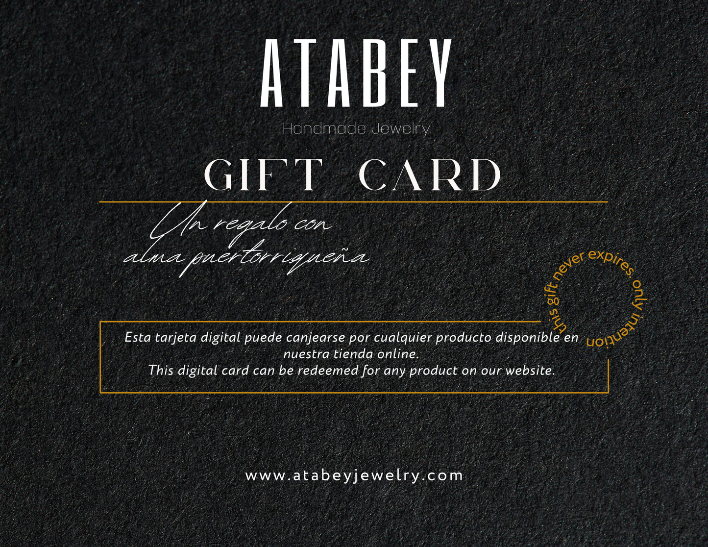 ATABEY E-GIFT CARD