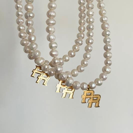 PR Pearl Necklace | Collar Perlas