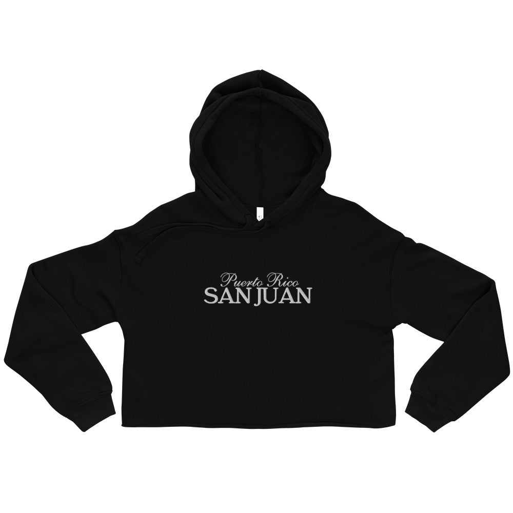 San Juan Puerto Rico Cropped Hoodie