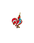 Gallo Bandera Puerto Rico Charm