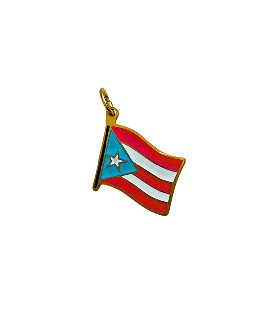 Bandera Puerto Rico Charm