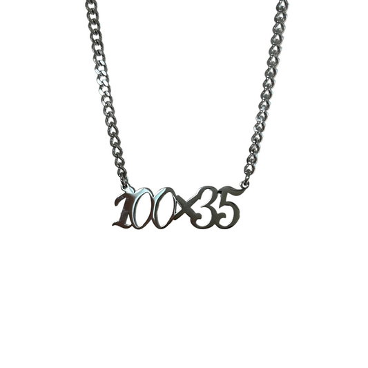 100 x 35 necklace