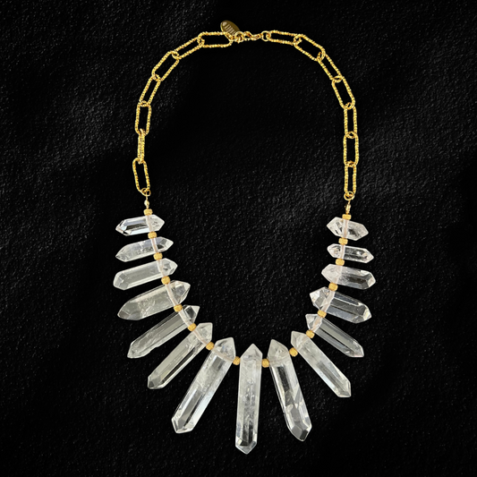 Phoebe Crystal Quartz Necklace