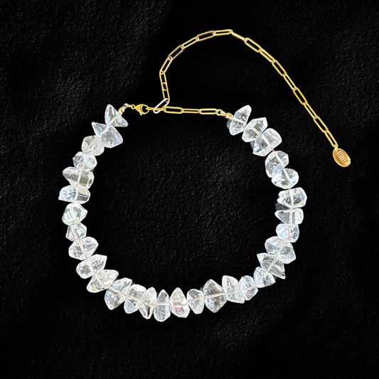 Elara Clear Quartz Choker